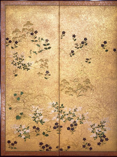 Autumn grasses (detail) by Sotatsu Hokkoyo Sotatsu Hokkoyo